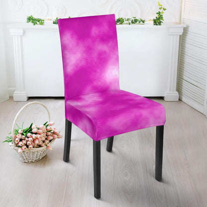Tie Dye Pink Design Print Dining Chair Slipcover-JTAMIGO.COM