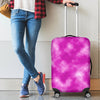 Tie Dye Pink Design Print Luggage Cover Protector