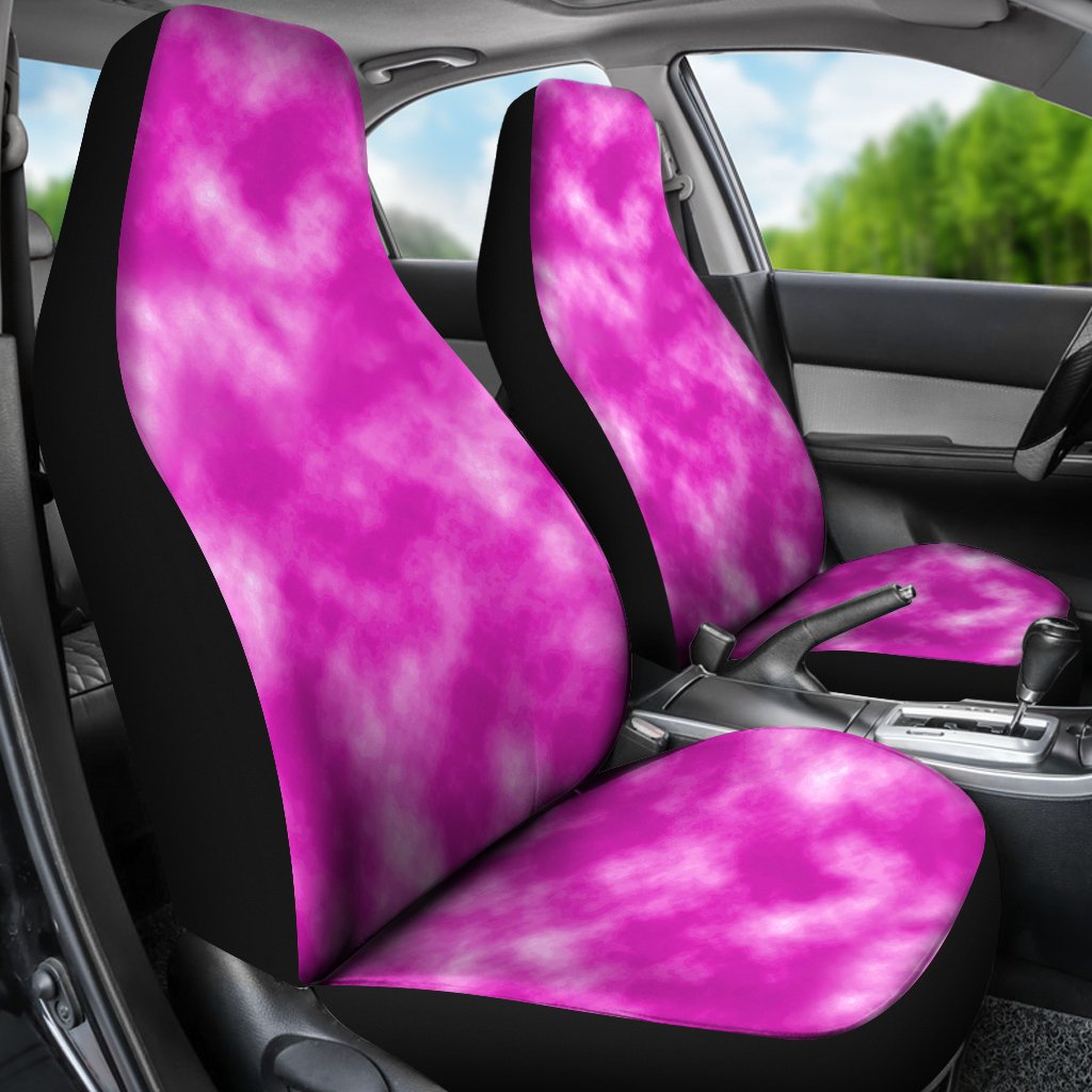 Tie Dye Pink Design Print Universal Fit Car Seat Covers