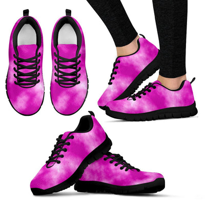 Tie Dye Pink Design Print Women Sneakers Shoes