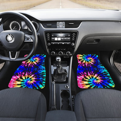 Tie Dye Rainbow Design Print Car Floor Mats