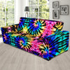 Tie Dye Rainbow Design Print Sofa Slipcover-JTAMIGO.COM