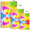 Tie Dye Rainbow Themed Print Area Rugs-JTAMIGO.COM