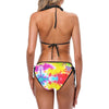 Tie Dye Rainbow Themed Print Bikini Swimsuit-JTAMIGO.COM