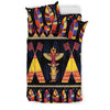Totem Pole Design Duvet Cover Bedding Set