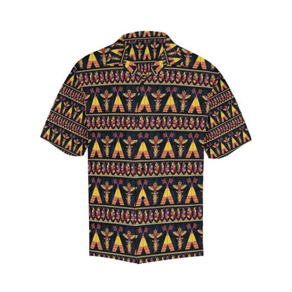 Totem Pole Design Men Aloha Hawaiian Shirt