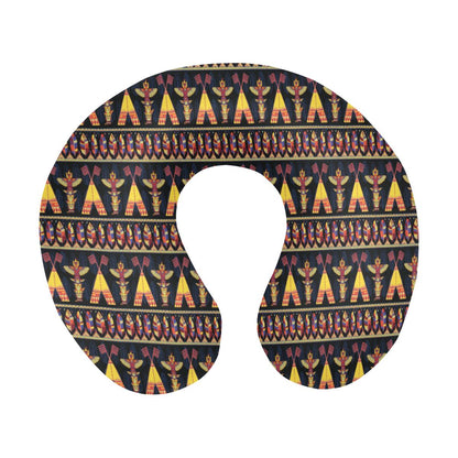 Totem Pole Design U-Shaped Travel Neck Pillow-JTAMIGO.COM
