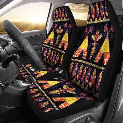 Totem Pole Design Universal Fit Car Seat Covers