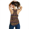 Totem Pole Design Women Racerback Tank Top