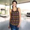Totem Pole Design Women Racerback Tank Top