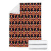 Totem Pole Print Fleece Blanket
