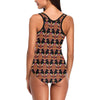 Totem Pole Print One Piece Swimsuit-JTAMIGO.COM