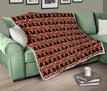 Totem Pole Print Premium Quilt-JTAMIGO.COM