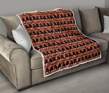 Totem Pole Print Premium Quilt-JTAMIGO.COM