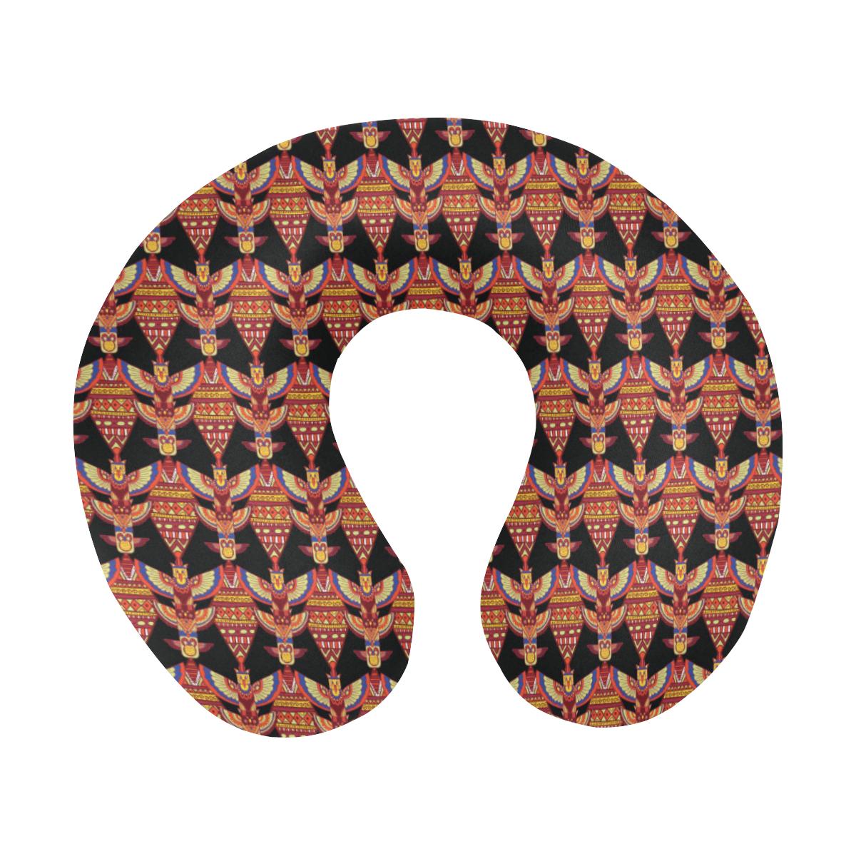 Totem Pole Print U-Shaped Travel Neck Pillow-JTAMIGO.COM