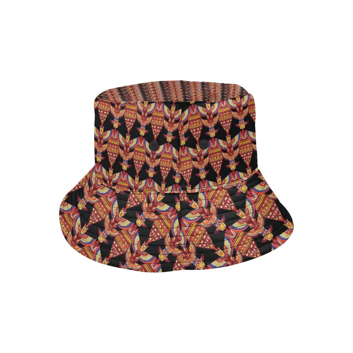 Totem Pole Print Unisex Bucket Hat