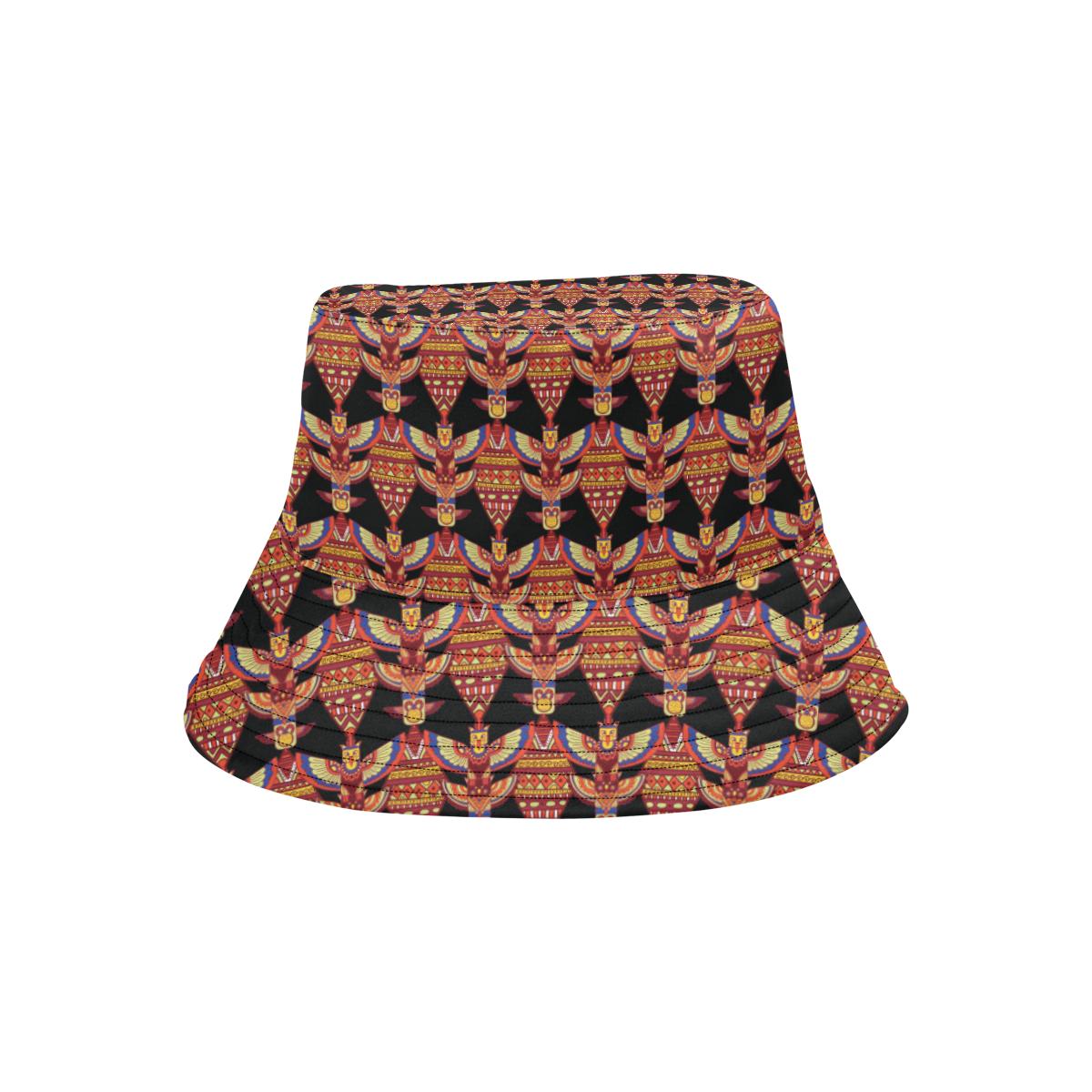 Totem Pole Print Unisex Bucket Hat