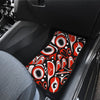 Totem Pole Texture Design Car Floor Mats