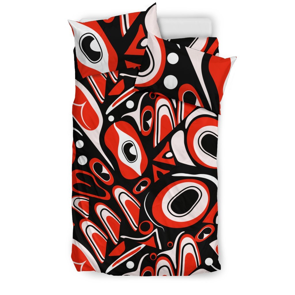 Totem Pole Texture Design Duvet Cover Bedding Set