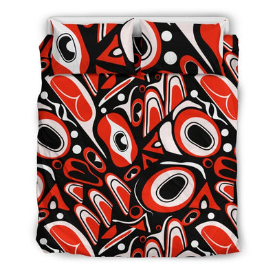Totem Pole Texture Design Duvet Cover Bedding Set
