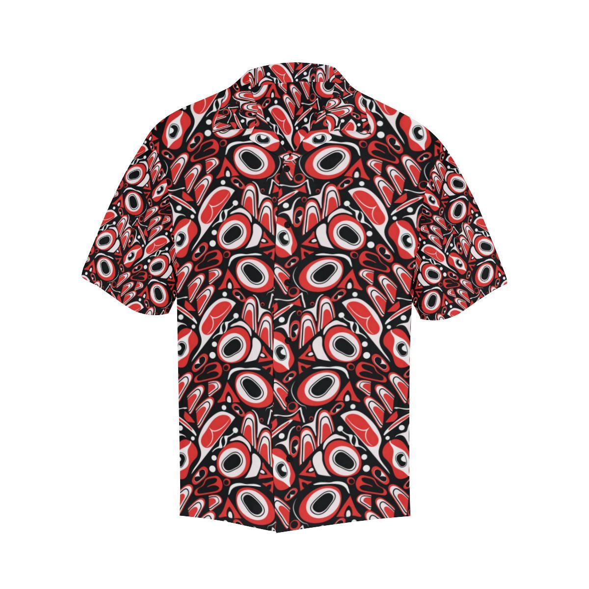 Totem Pole Texture Design Men Aloha Hawaiian Shirt