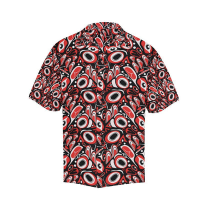 Totem Pole Texture Design Men Aloha Hawaiian Shirt