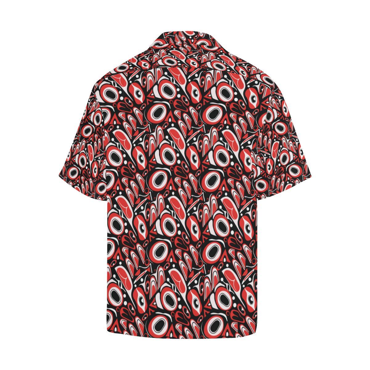 Totem Pole Texture Design Men Aloha Hawaiian Shirt