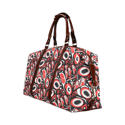 Totem Pole Texture Design Travel Bag