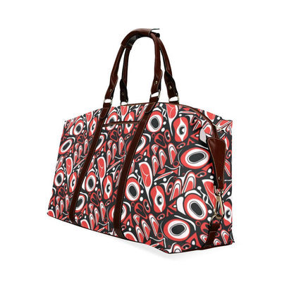 Totem Pole Texture Design Travel Bag