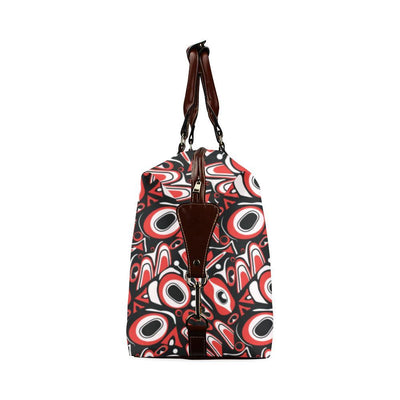 Totem Pole Texture Design Travel Bag