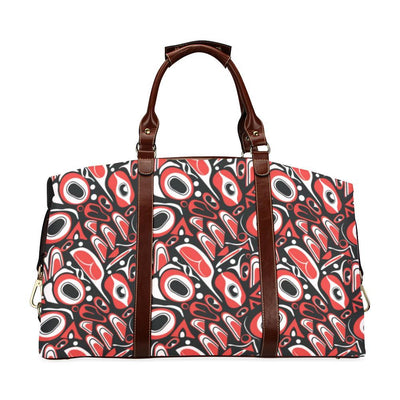 Totem Pole Texture Design Travel Bag