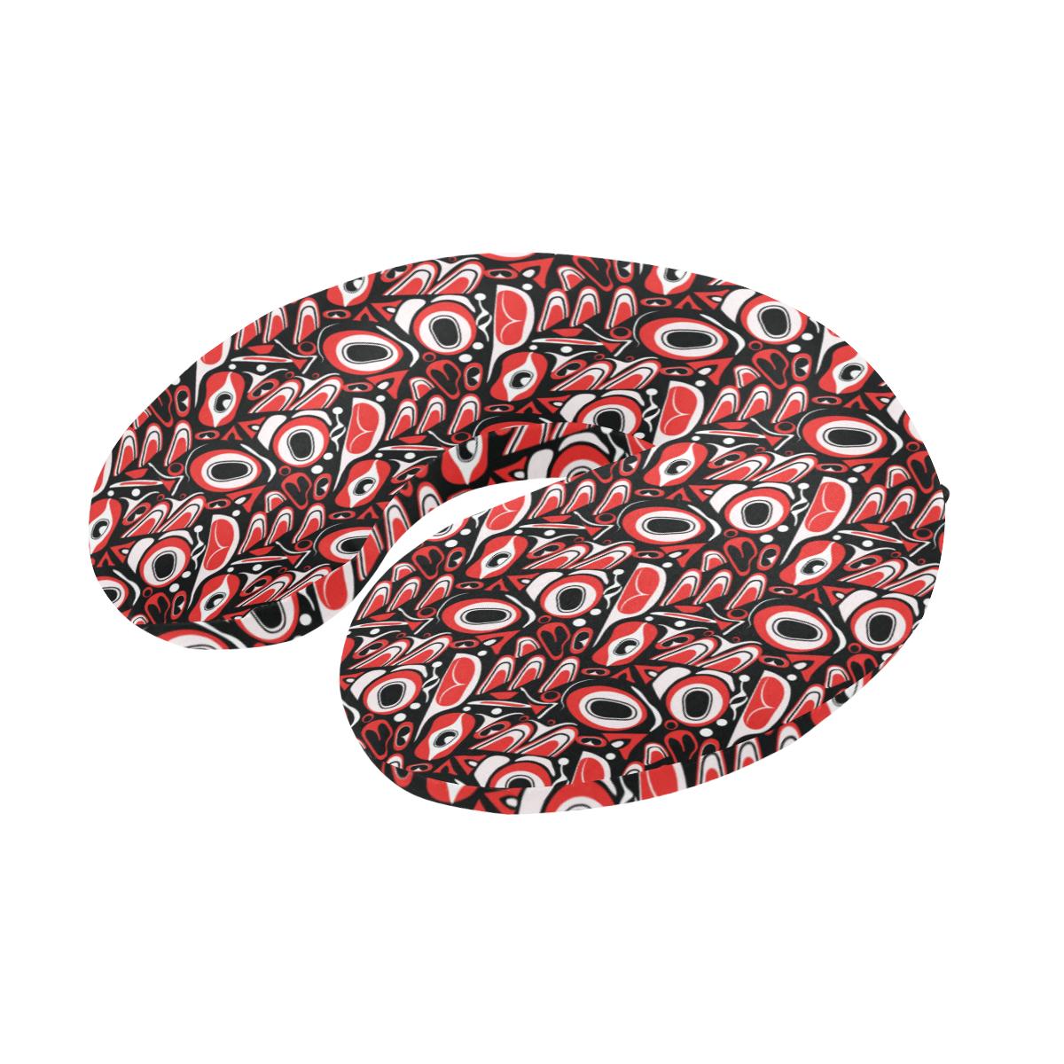 Totem Pole Texture Design U-Shaped Travel Neck Pillow-JTAMIGO.COM