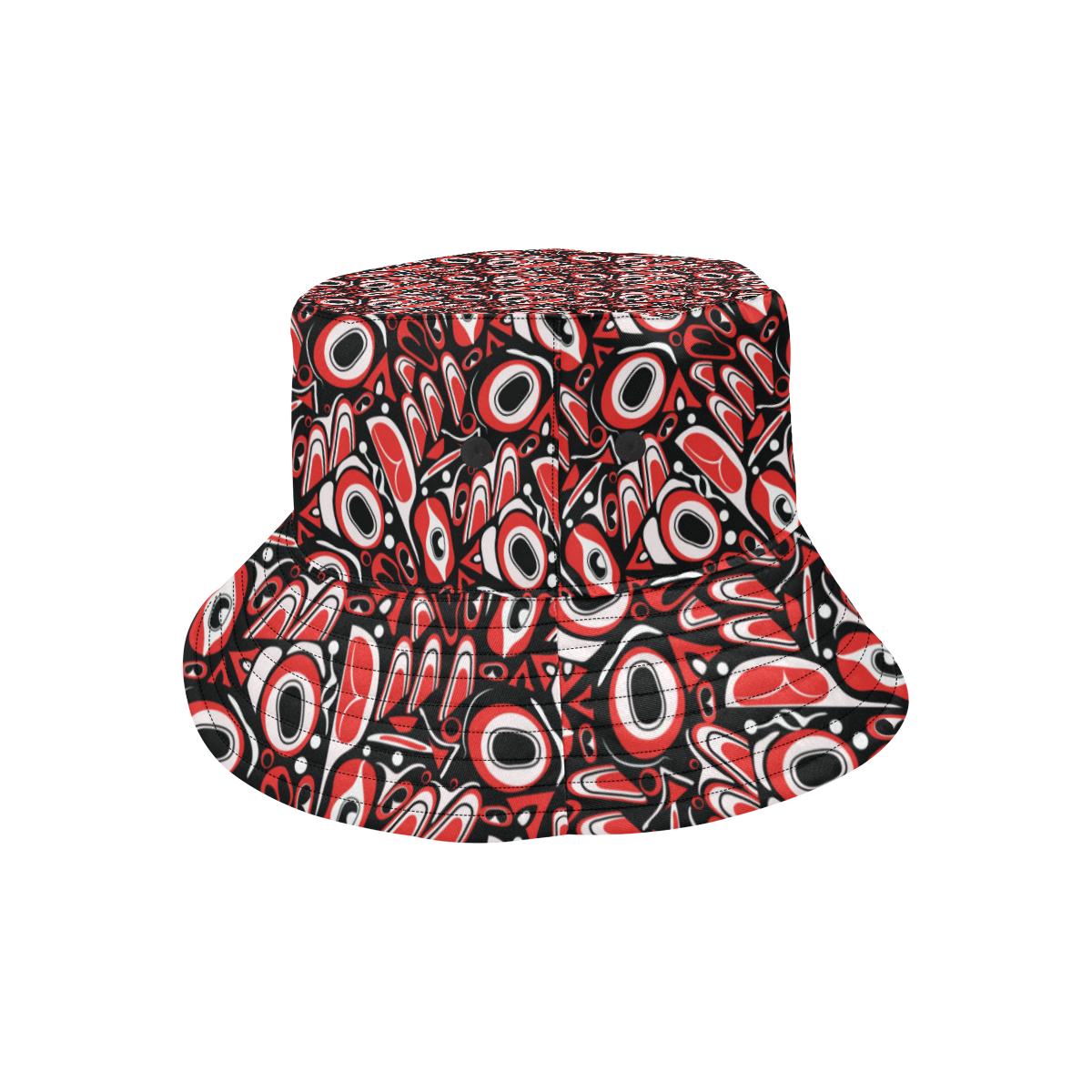 Totem Pole Texture Design Unisex Bucket Hat