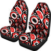 Totem Pole Texture Design Universal Fit Car Seat Covers