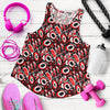 Totem Pole Texture Design Women Racerback Tank Top