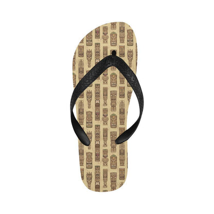Totem Tiki Style Themed Design Flip Flops-JTAMIGO.COM