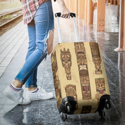 Totem Tiki Style Themed Design Luggage Cover Protector