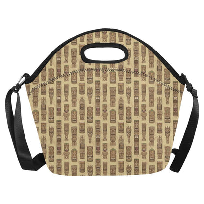 Totem Tiki Style Themed Design Neoprene Lunch Bag (Model 1669)(Large)-JTAMIGO.COM