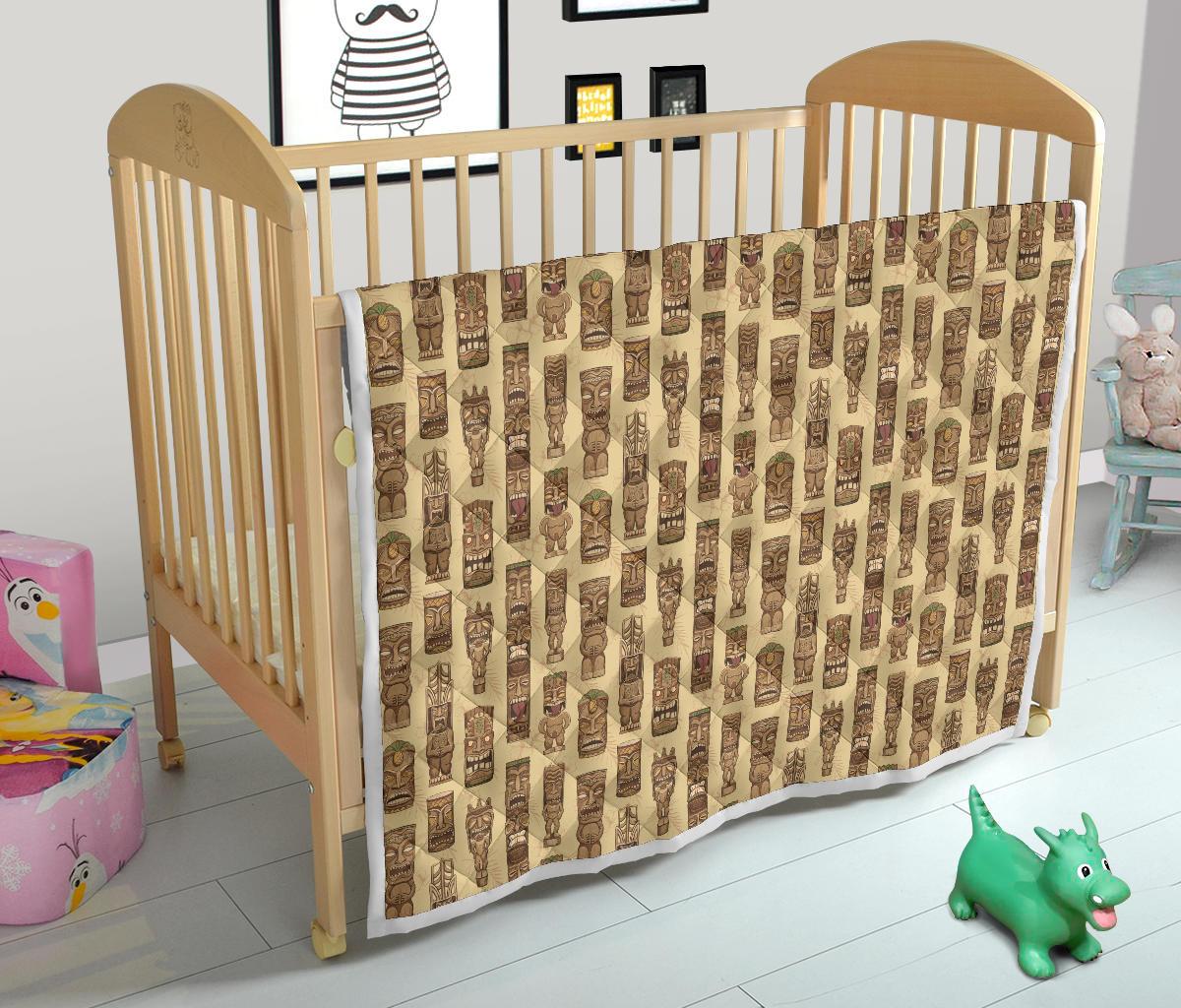 Totem Tiki Style Themed Design Premium Quilt-JTAMIGO.COM
