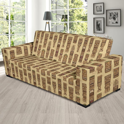 Totem Tiki Style Themed Design Sofa Slipcover-JTAMIGO.COM