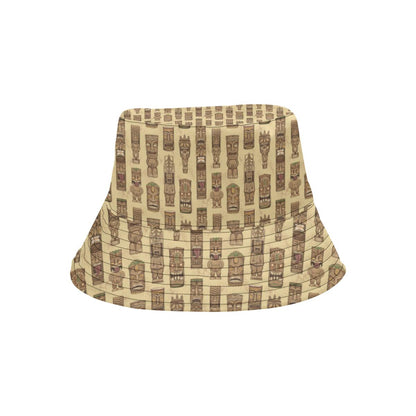 Totem Tiki Style Themed Design Unisex Bucket Hat