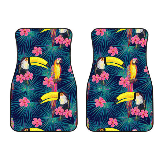Toucan Parrot Design Car Floor Mats
