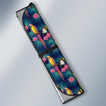 Toucan Parrot Design Car Sun Shade For Windshield