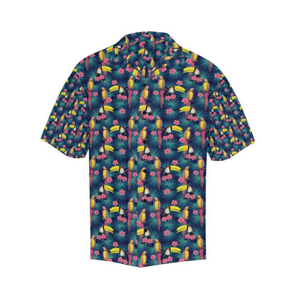 Toucan Parrot Design Men Aloha Hawaiian Shirt