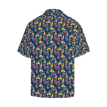 Toucan Parrot Design Men Aloha Hawaiian Shirt