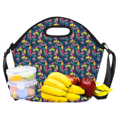 Toucan Parrot Design Neoprene Lunch Bag (Model 1669)(Large)-JTAMIGO.COM