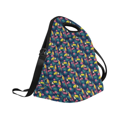 Toucan Parrot Design Neoprene Lunch Bag (Model 1669)(Large)-JTAMIGO.COM