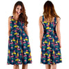 Toucan Parrot Design Sleeveless Dress