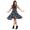 Toucan Parrot Design Sleeveless Dress