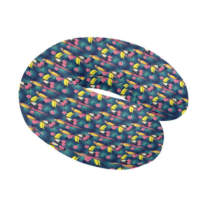Toucan Parrot Design U-Shaped Travel Neck Pillow-JTAMIGO.COM